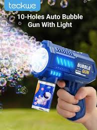 🚀 Pistola de Burbujas Automática Rocket – ¡Diversión Sin Fin al Aire Libre! 🫧✨