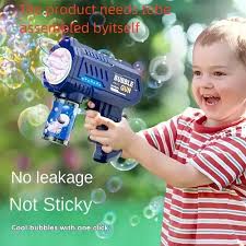 🚀 Pistola de Burbujas Automática Rocket – ¡Diversión Sin Fin al Aire Libre! 🫧✨